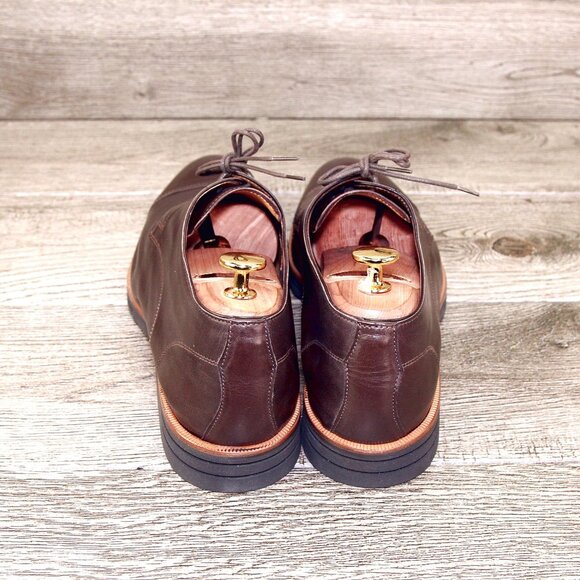 * NIB * $795 Bracken DI BIANCO Italian Derby US 9.5 M Clay * add $15 Cedar Trees main image 7